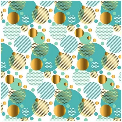 Folha Papel fantasia 70x100 Azul/Dourado