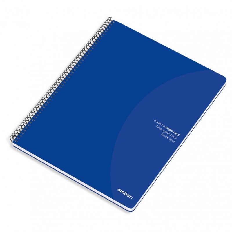 Caderno A4 Espiral 80fls Quadriculado