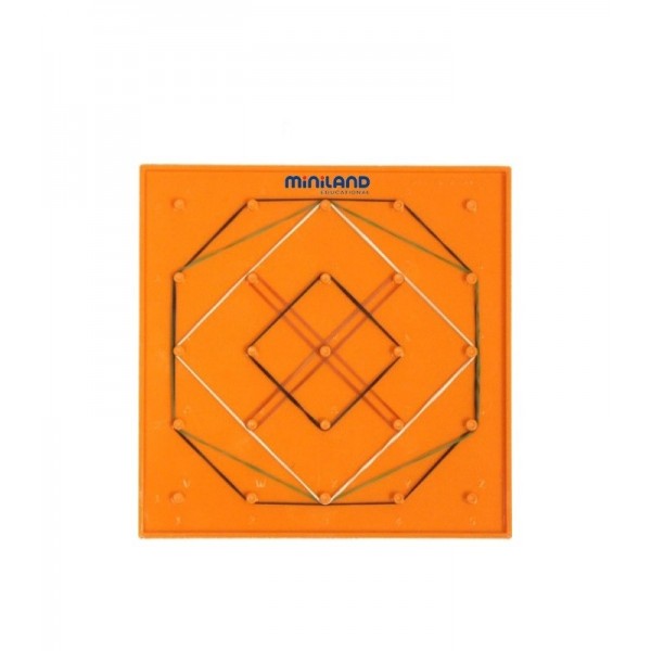 Jogo Geoplano Miniland 15x15cm