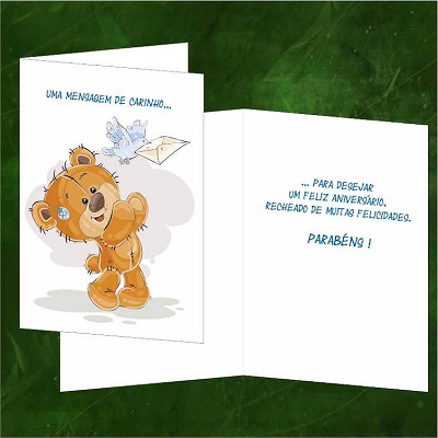 Postal Felicitações URSINHOS 5