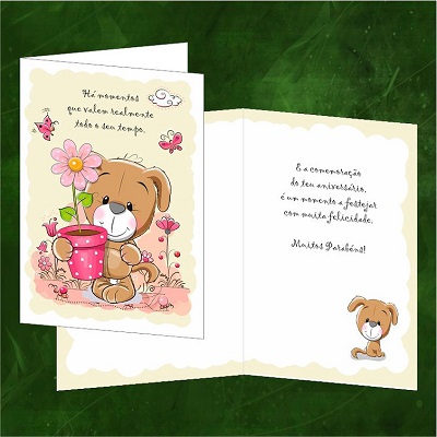 Postal Felicitações M137A