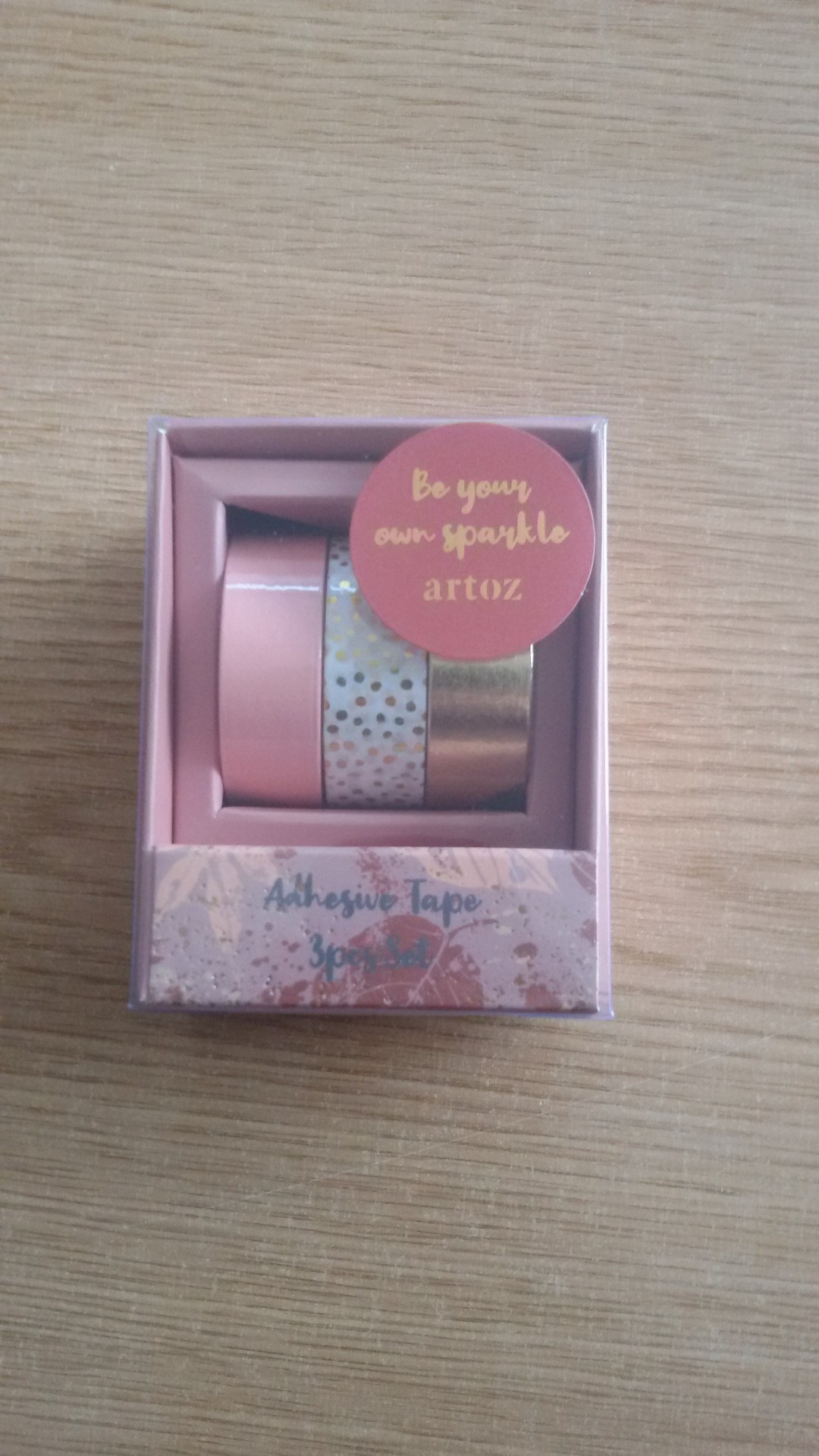 Fitas Washi Leaves 1.5cmx2m (c/3)