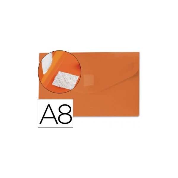 Bolsa A8 c/ Velcro Laranja