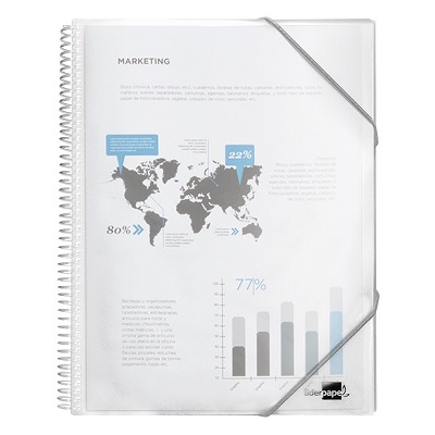 Capa Catalogo A4 40 Bolsas Transparente