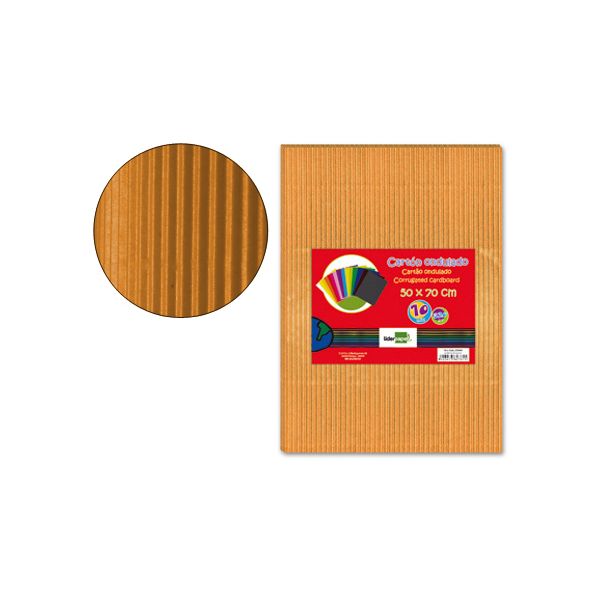 Cartolina Ondulada 320g Laranja