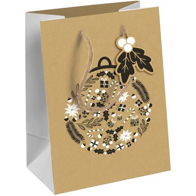 Saco Papel 21.5x10.2x25.3 Natal