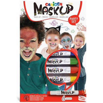 Pintura Facial Carioca Mask Up c/6 Cores 43052