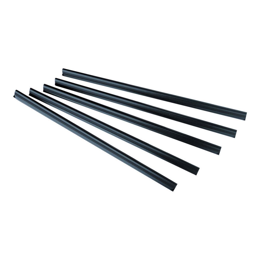 Baguetes Plásticas 12mm Preto (1un)