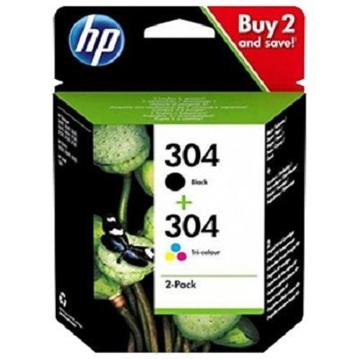 HP304 - Pack Preto + Cor