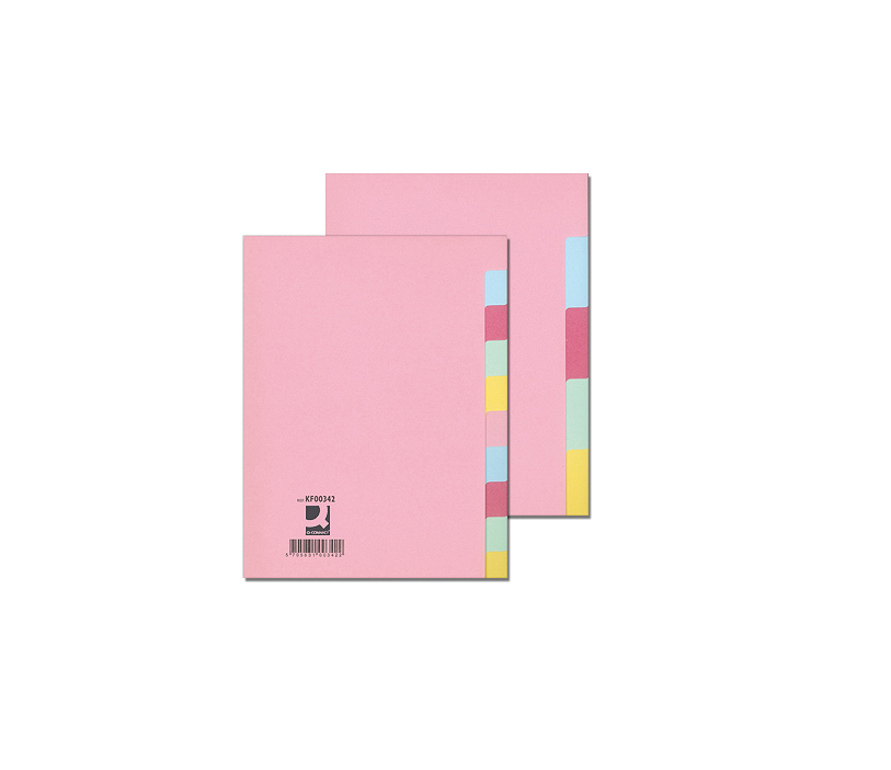 Separadores A5 Cartolina Conj. 6