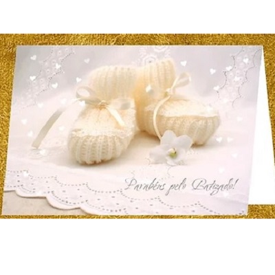 Postal Batizado OB01 AZUL