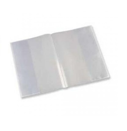 Bolsa forra livros 63x43 transparente