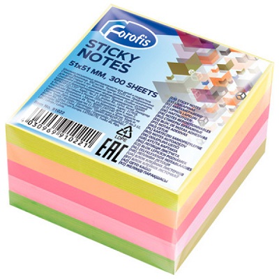 Bloco Notas Adesivas 51x51mm Cores