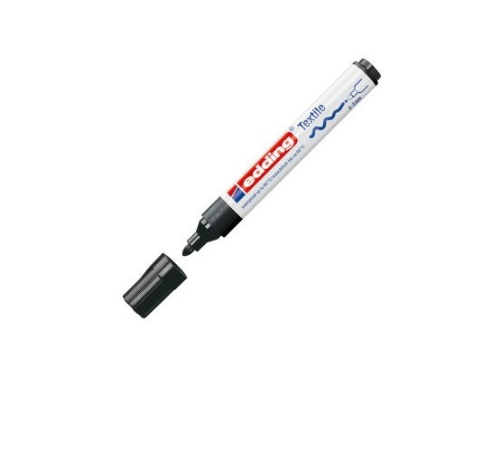 Edding 4600 Preto p/ Tecido
