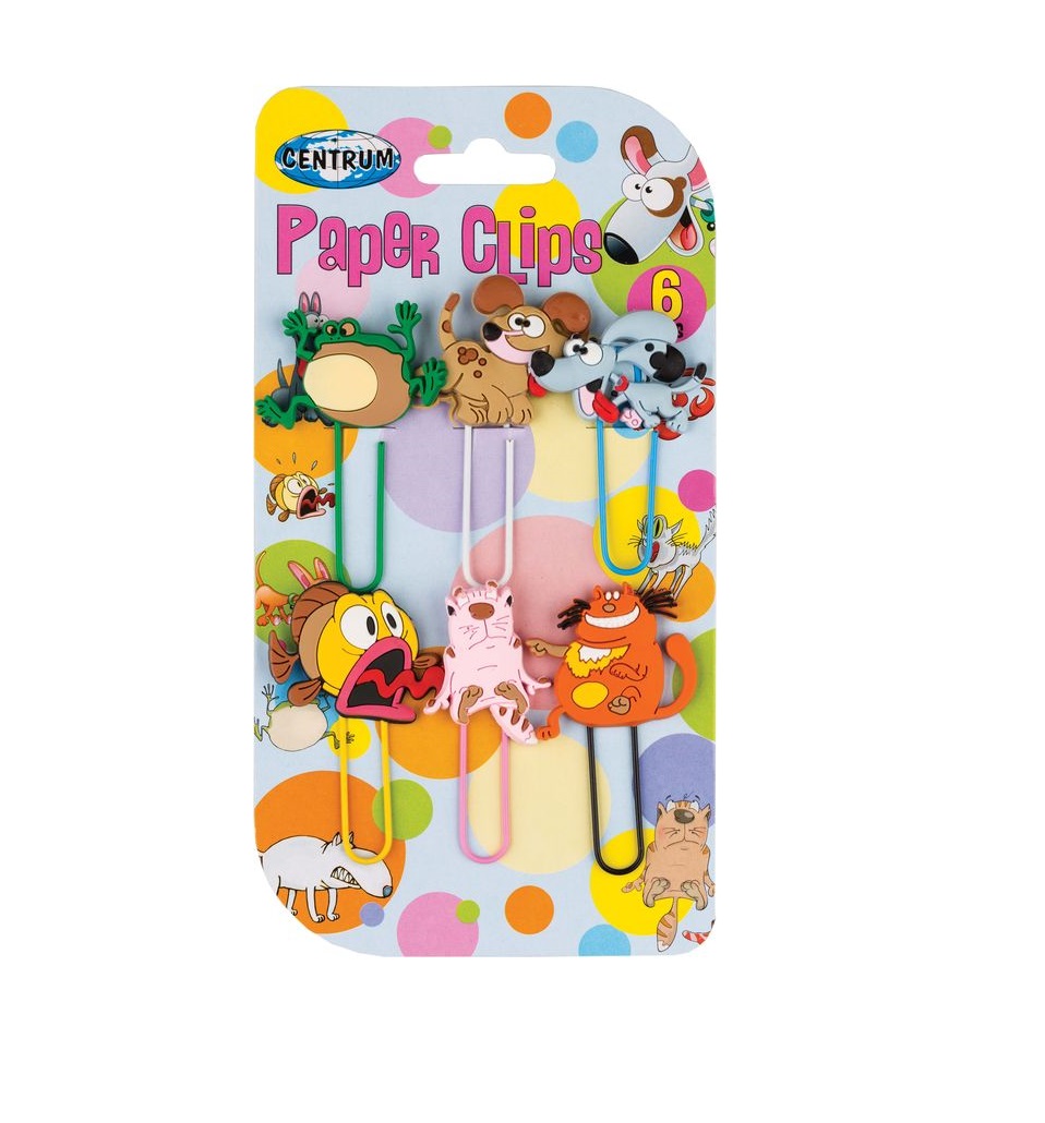 Clips com Animais 50mm (Blister 6 un.)