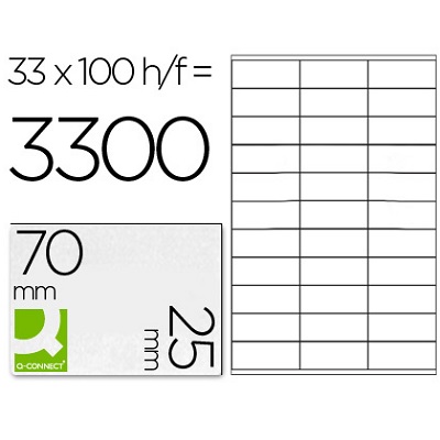 A4 70x25mm (33) Branco (100fls)