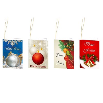 Etiqueta de Felicitações c/ Fio