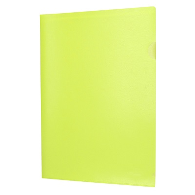 Bolsa A4 em L Amarelo Fluorescente Liderpapel