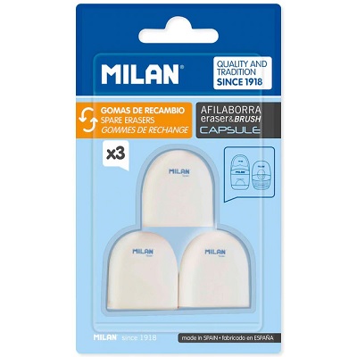 Borracha Milan Blister c/3 p/ Capsule
