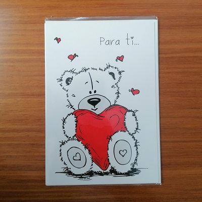 Postal Felicitações Ursinhos A