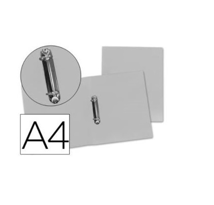 P. Arq. A4 25mm 2 Aneis PP Transp.