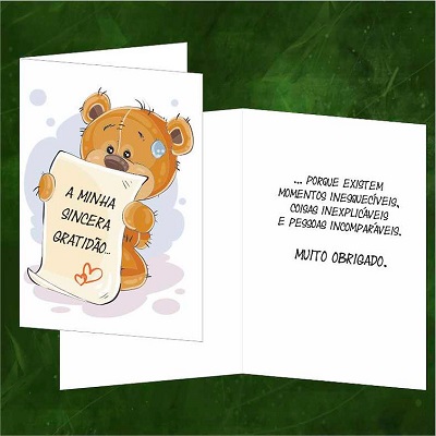 Postal Felicitações URSINHOS 2