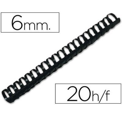 Lombada Plastica 06mm (1un)