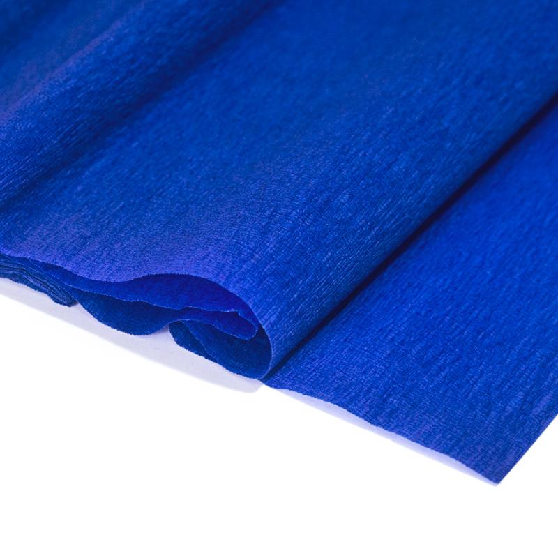 Papel Crepe Azul Rolo 0.5x2.5m