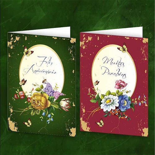 Postal Felicitações M102b