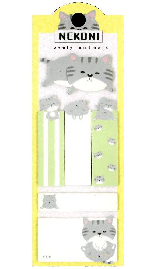 Post-it Animais Gato Deitado