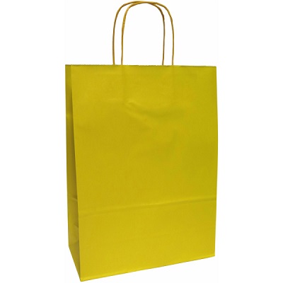 Saco Papel 27x12x37 Amarelo