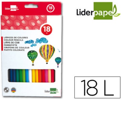 Lapis Cor 18 Cores Liderpapel