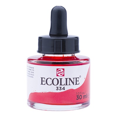 Tinta Aguarela Talens Ecoline 334 Escarlate 30ml