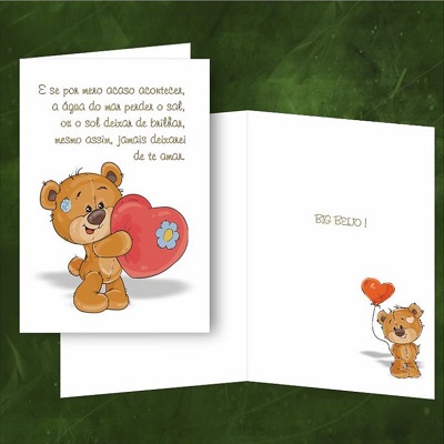 Postal Felicitações Namorados 4