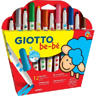 Marcador Escolar Giotto Bebe 12 Cores