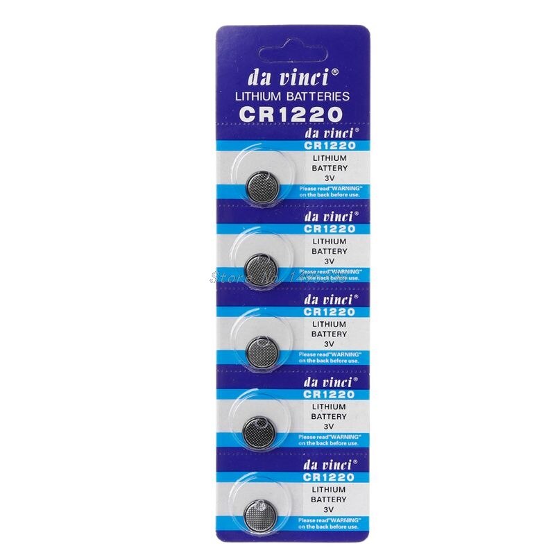 Pilha CR1220 Lithium p/ calculadora (5)