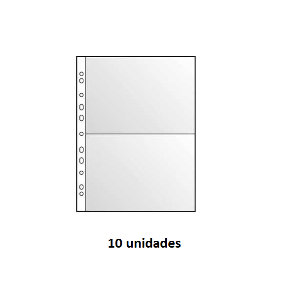 Bolsa p/ Postais 2 Divisoes (pack 10) A4