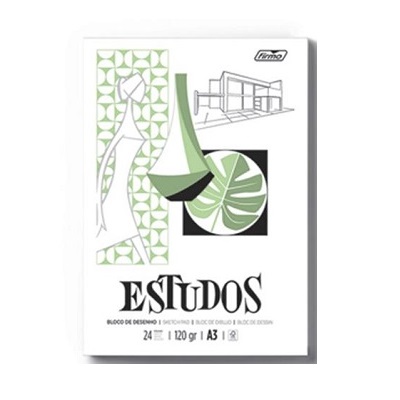 Papel A3 Cavalinho 120g 24 fls