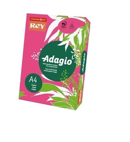 Papel A4 80g Fucsia (100fls)