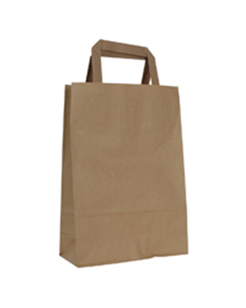 Saco Papel 18x08x24 Asa Plana Havana