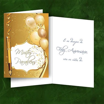 Postal Felicitações M157B