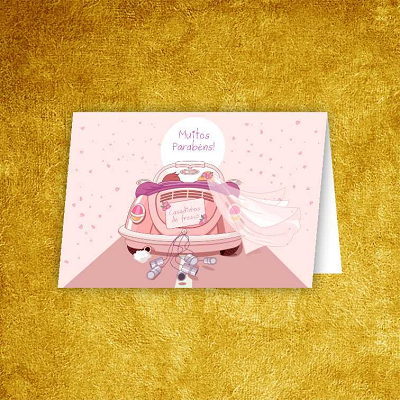 Postal Noivos c/ Envelope Oferta NV 1313