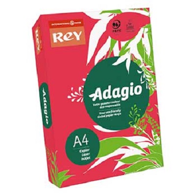 A4 80g Vermelho Intenso (500fls)