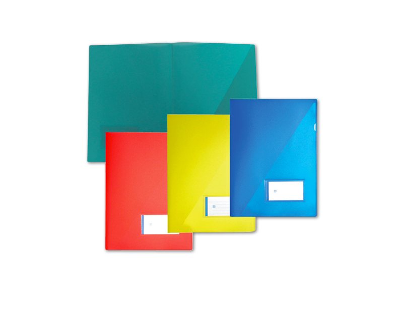 Bolsa Dossier A4 c/ Porta Etiquetas Verde