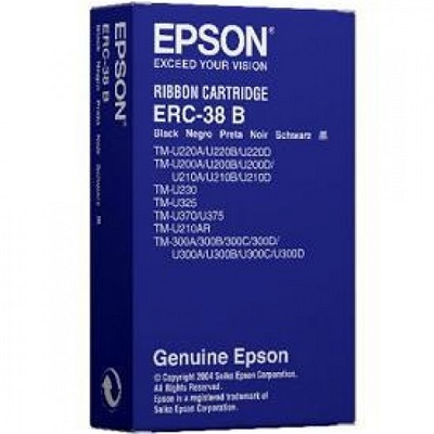 Fita EPSON ERC-38B Preto