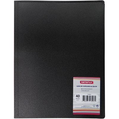 Capa Catalogo 40 Bolsas Preto