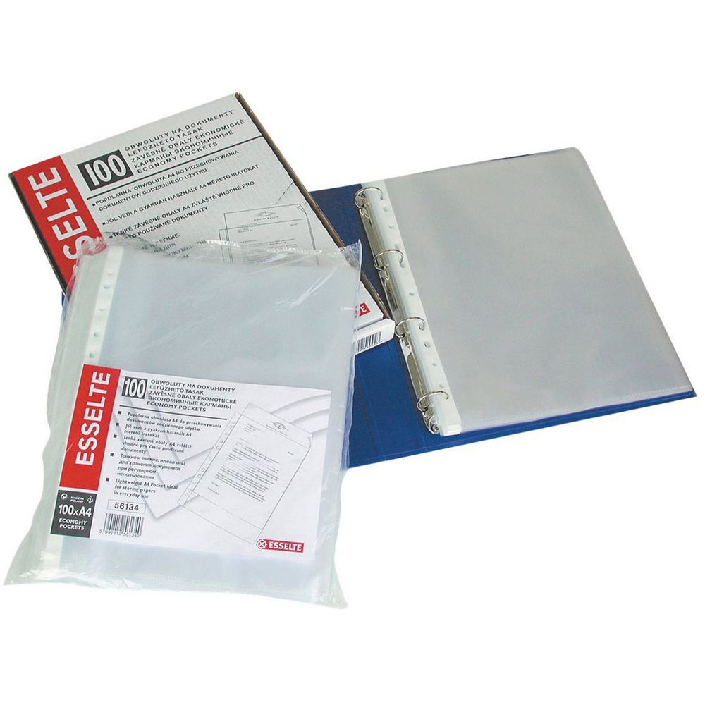 Bolsa Catalogo A4 80 microns (100un) Cristal Esselte