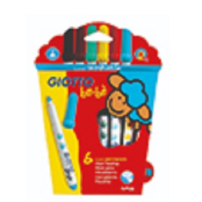Marcador Escolar Giotto Bebe 6 Cores