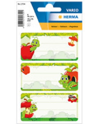 Etiquetas Escolares Herma Fritz the worn