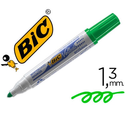 Bic Velleda Verde p/ Quadro Branco